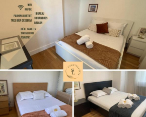 Spacieux, lumineux et bien placé pour 6Personnes, parking intérieur